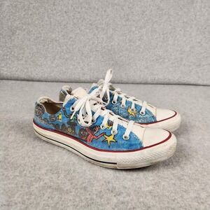 Converse All Star Shoes Mens Size 8 Custom Art Hand Painted Hollywood Music 2013